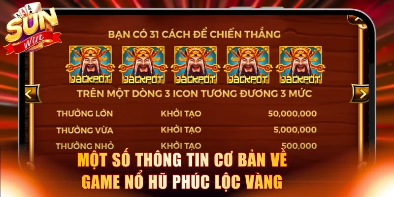 Một số thông tin cơ bản về game nổ hũ Phúc Lộc Vàng